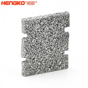 廠家定制微米多孔燒結不銹鋼濾芯_可反向沖洗不銹鋼濾板工業(yè)設備氣源用