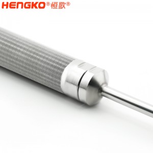 恒歌定制版不銹鋼網濾芯,高強度微米級醫(yī)用不銹鋼網濾筒