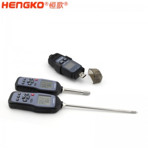 恒歌定制HG970手持式溫濕度標(biāo)準(zhǔn)器_用于無塵車間、儲存?zhèn)}庫溫濕度測量抽檢