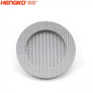 濾芯廠家不銹鋼316燒結(jié)網(wǎng)過(guò)濾片呼吸金屬孔隙均勻透氣,水處理過(guò)濾用