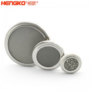 恒歌生產(chǎn)316L不銹鋼燒結(jié)濾芯耐高溫耐腐蝕醫(yī)用級無創(chuàng)呼吸機(jī)過濾器