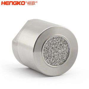 廠家供應不銹鋼氣體傳感器外殼微孔燒結耐用防爆濾芯,應用于真空室