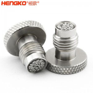 廠家定制有創呼吸機氣源入口醫療級316L不銹鋼過濾器濾芯防塵透氣耐腐蝕，用于呼吸機