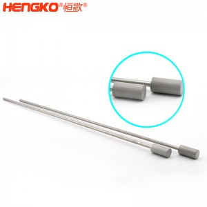 廠家批發316L不銹鋼長桿不銹鋼曝氣頭耐腐蝕防塵,用于二氧化碳/氧氣擴散